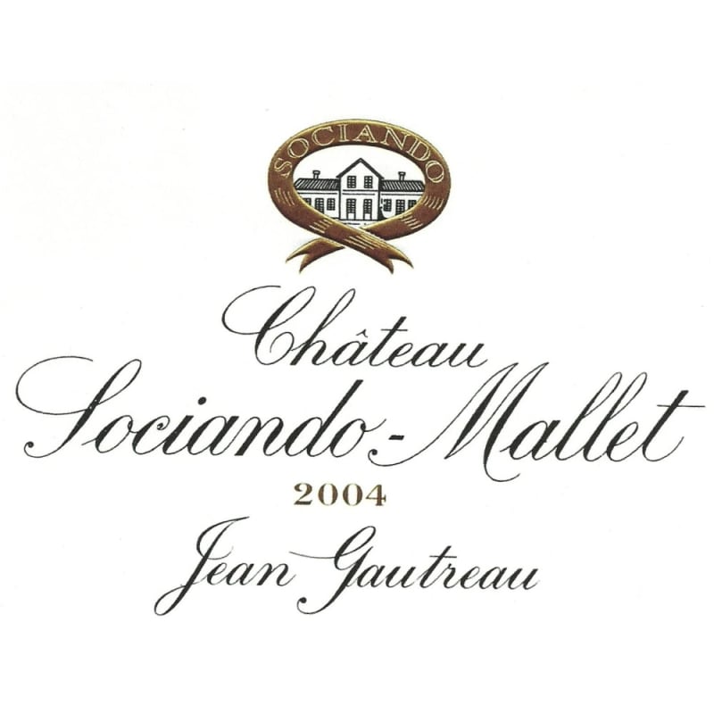 Chateau Sociando-Mallet 2004 Front Label
