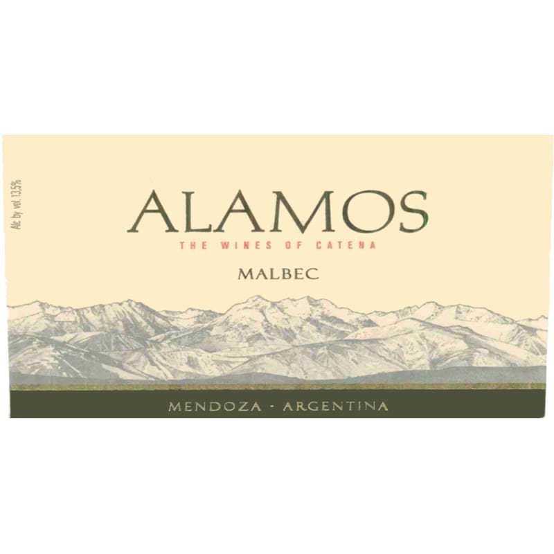 Alamos Malbec 2006 Front Label