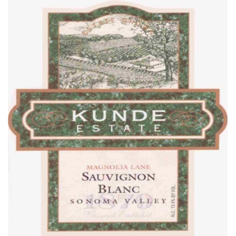 Kunde Magnolia Lane Sauvignon Blanc 2006 Front Label