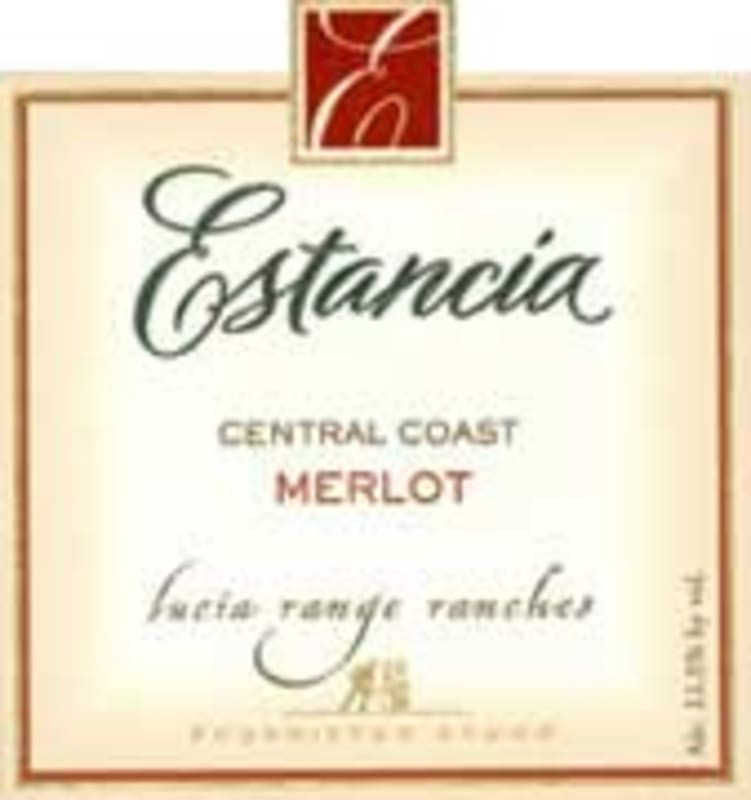 Estancia Merlot 2004 Front Label