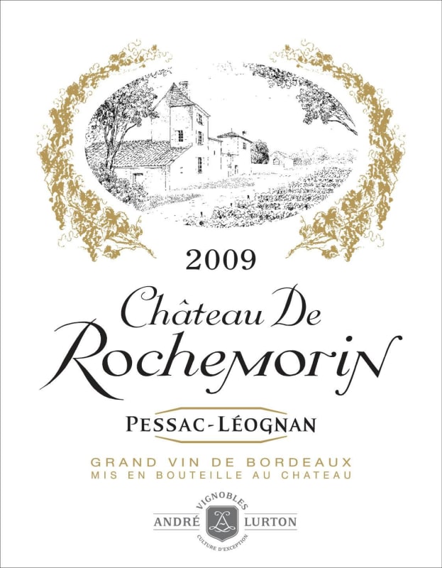 Chateau Rochermorin Pessac-Leognan Rouge 2009 Front Label