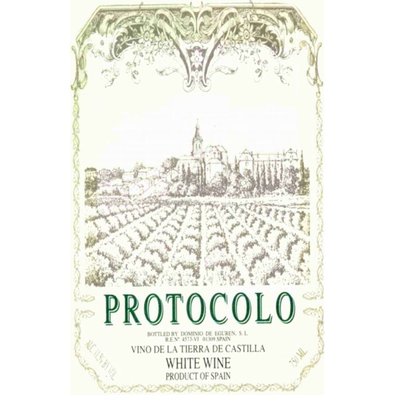 Dominio de Eguren Protocolo Blanco 2006 Front Label
