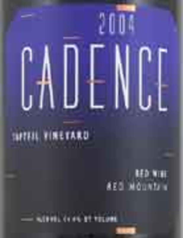 Cadence Red Mountain Tapteil 2004 Front Label