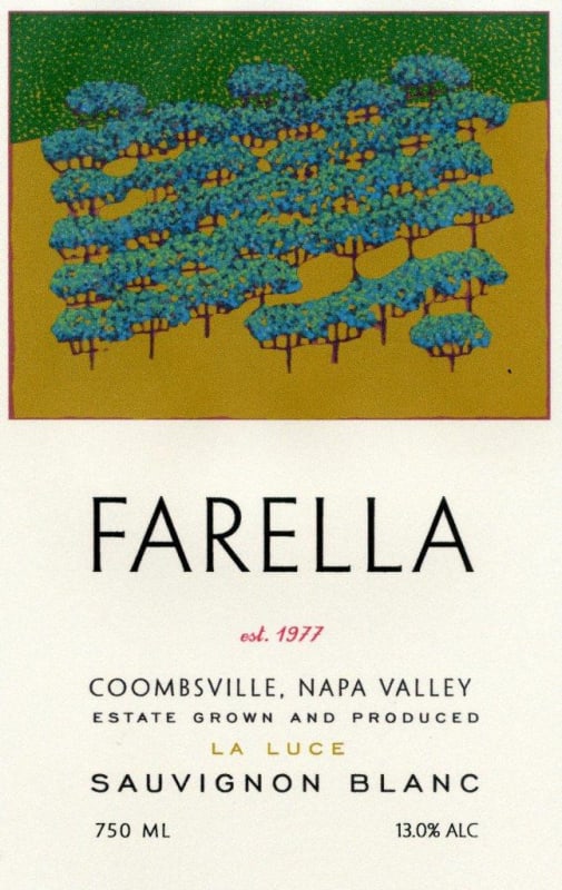 Farella Napa Valley Estete Sauvignon Blanc 2013 Front Label
