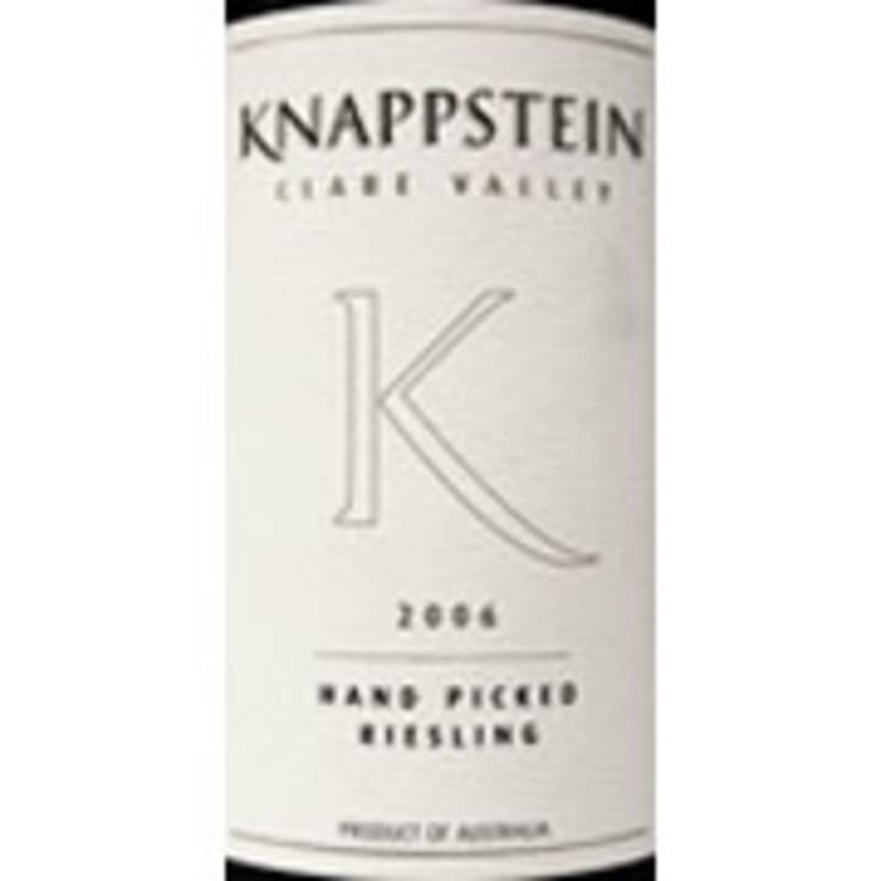 Knappstein Hand Picked Riesling 2006 Front Label