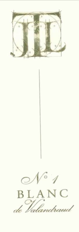 Chateau Valandraud Blanc de Valandraud No.1 2013 Front Label