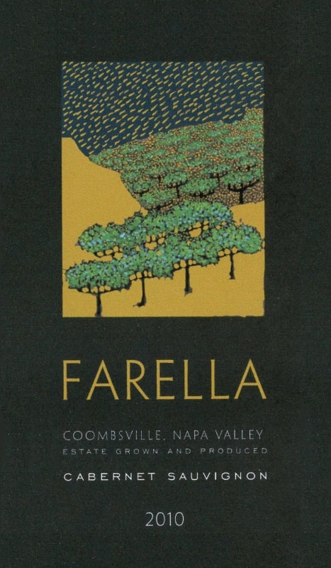 Farella Estate Cabernet Sauvignon Coombsville 2010 Front Label