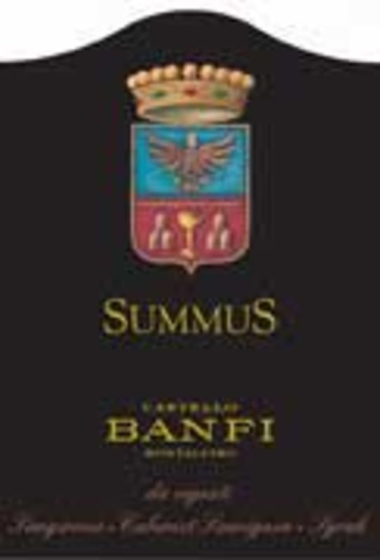 Banfi Summus 2003 Front Label