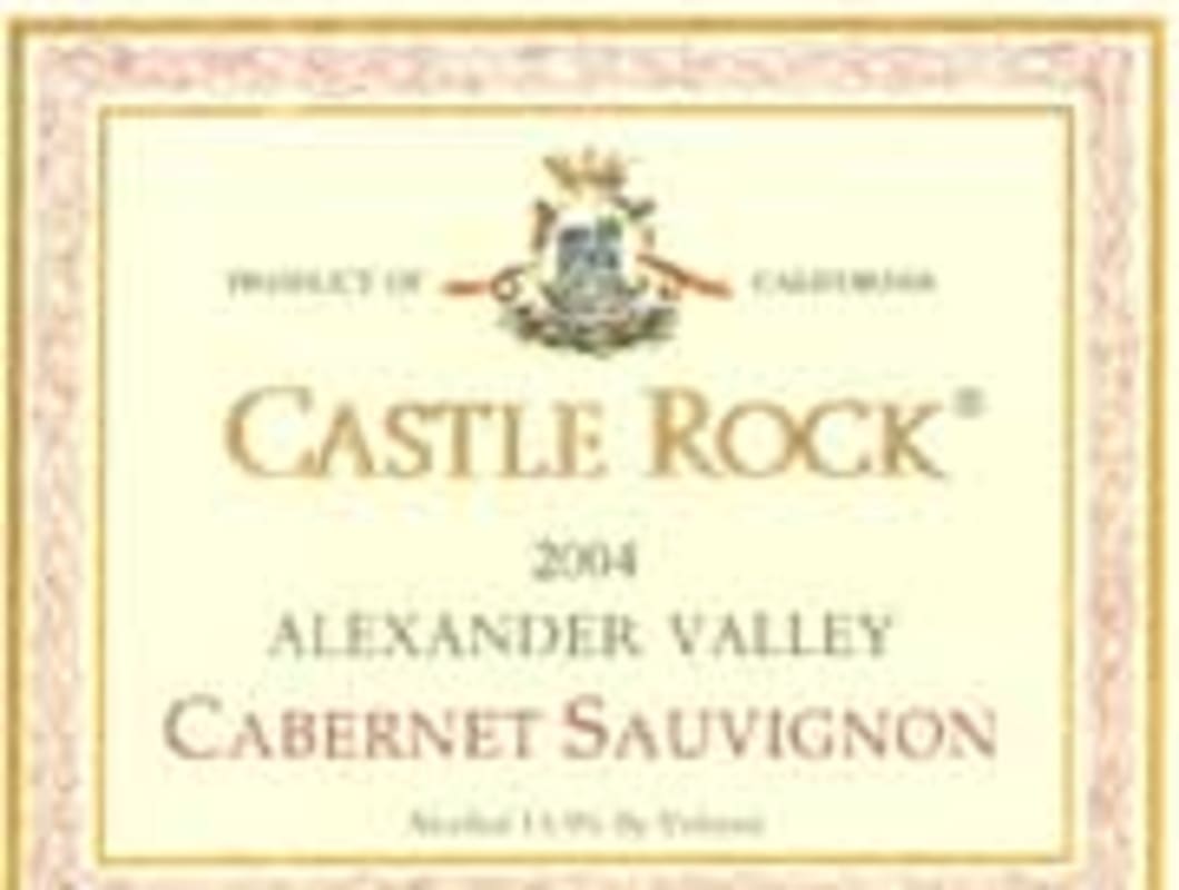 Castle Rock Alexander Valley Cabernet Sauvignon 2004 Front Label