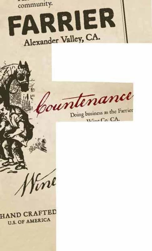 Farrier Countenance Red 2009 Front Label