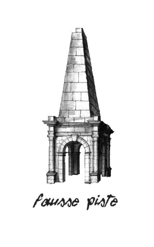 Fausse Piste La Pyramide Syrah 2012 Front Label