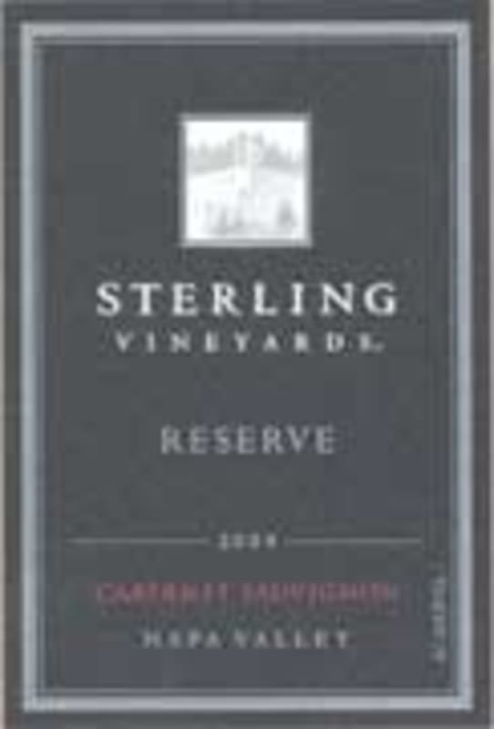 Sterling Reserve Cabernet Sauvignon 2004 Front Label