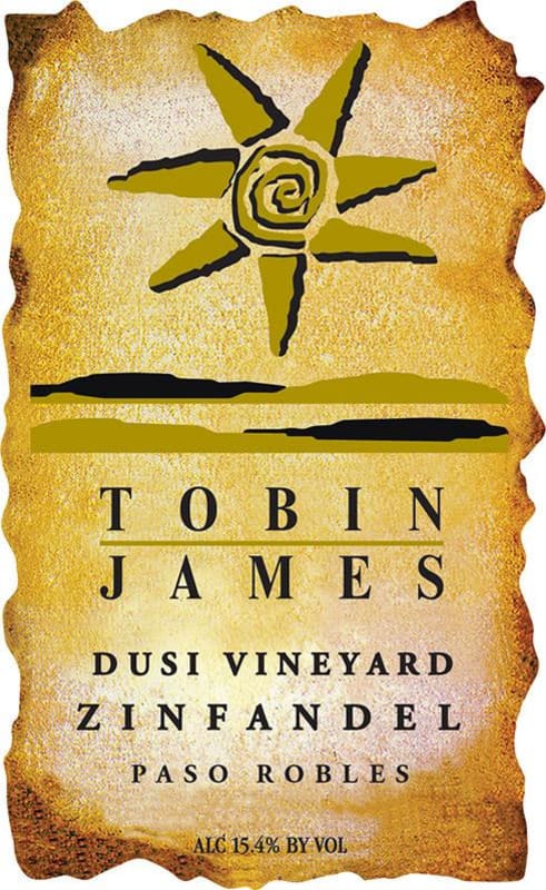Tobin James Dusi Vineyard Zinfandel 2012 Front Label