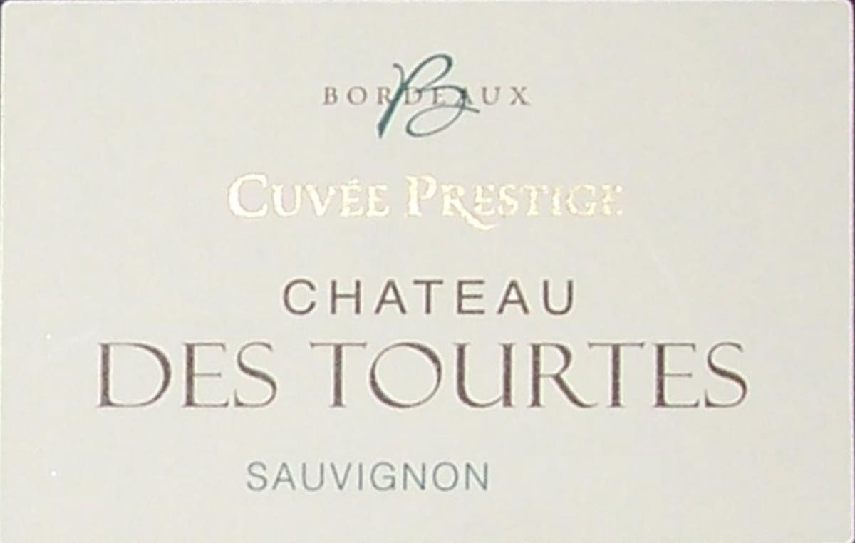 Chateau des Tourtes Cuvee Prestige Blanc 2007 Front Label