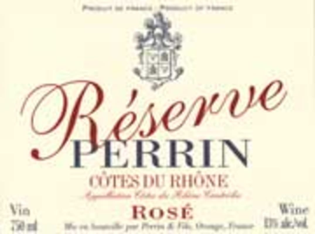 Famille Perrin Reserve Cotes du Rhone Rose 2006 Front Label