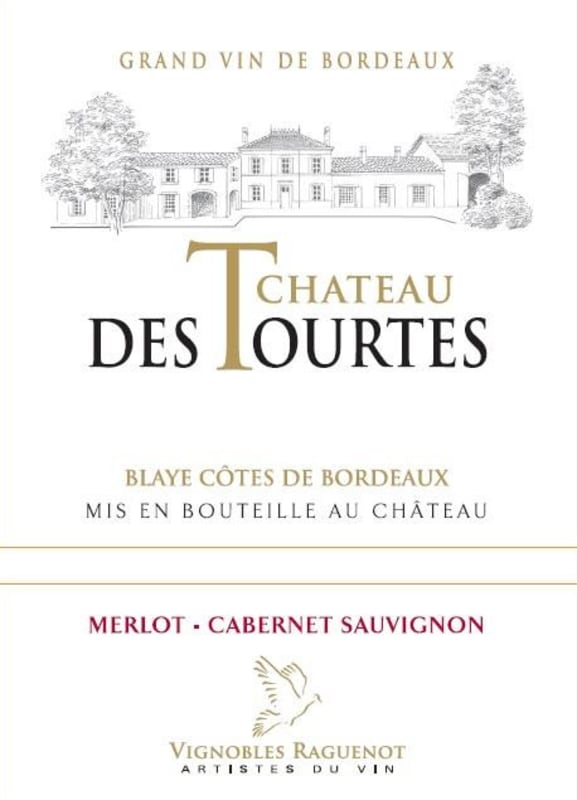 Chateau des Tourtes 2012 Front Label