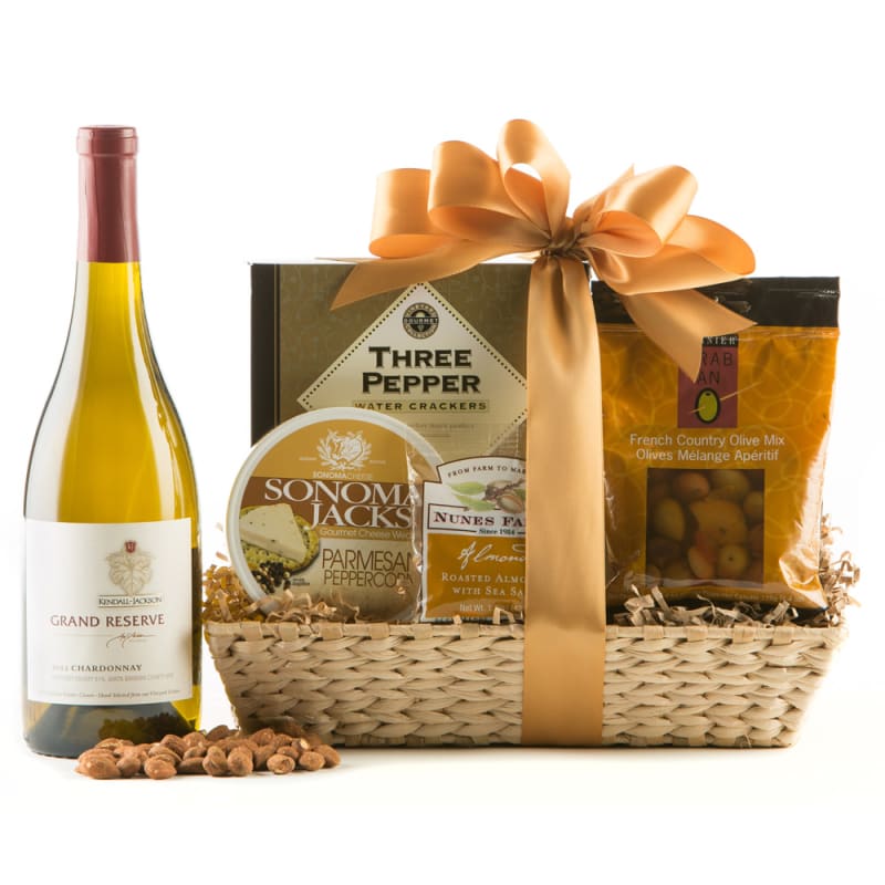 Kendall-Jackson Chardonnay Wine Gift Basket Gift Product Image