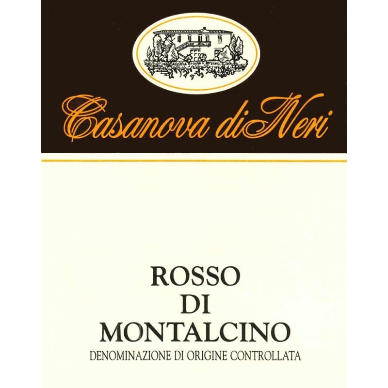 Casanova di Neri Rosso di Montalcino 2005 Front Label