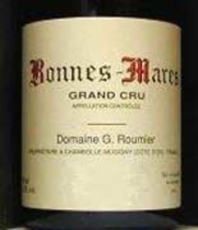 Domaine Georges & Christophe Roumier Bonnes Mares Grand Cru 2004 Front Label