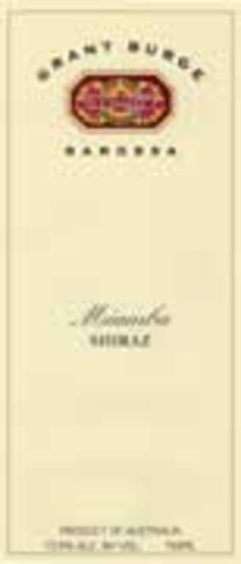 Grant Burge Miamba Shiraz 2004 Front Label