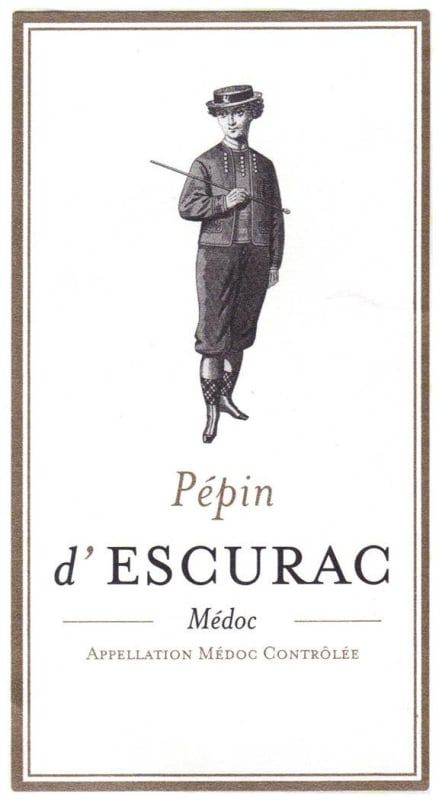 Chateau d'Escurac Pepin d'Escurac 2013 Front Label