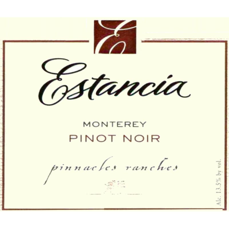 Estancia Pinot Noir 2006 Front Label
