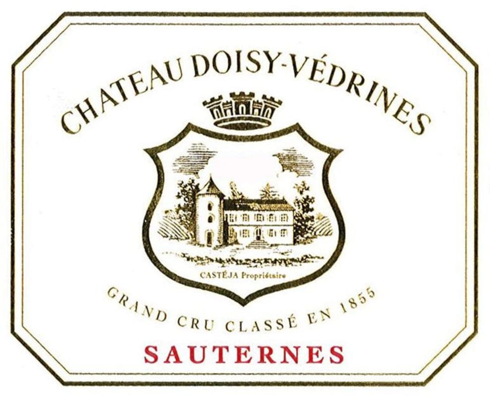 Chateau Doisy Vedrines Sauternes 2010 Front Label
