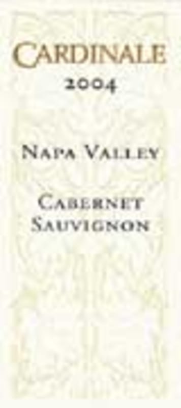 Cardinale Cabernet Sauvignon 2004 Front Label