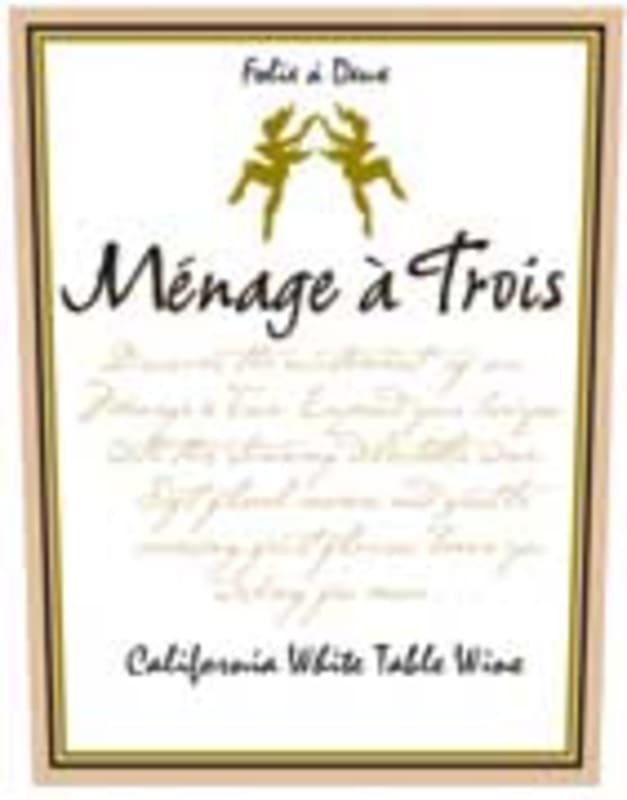 Menage a Trois White Blend 2006 Front Label