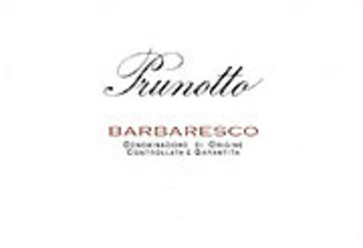 Prunotto Barbaresco 2001 Front Label
