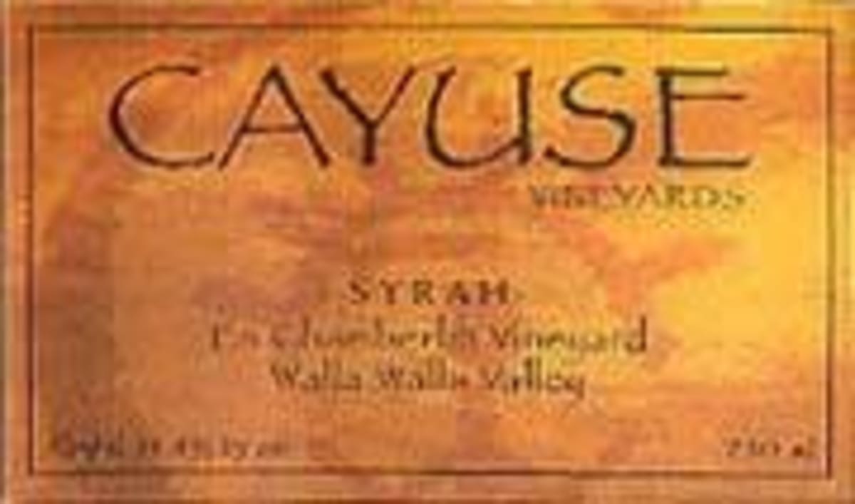 Cayuse En Chamberlin Syrah 2003 Front Label