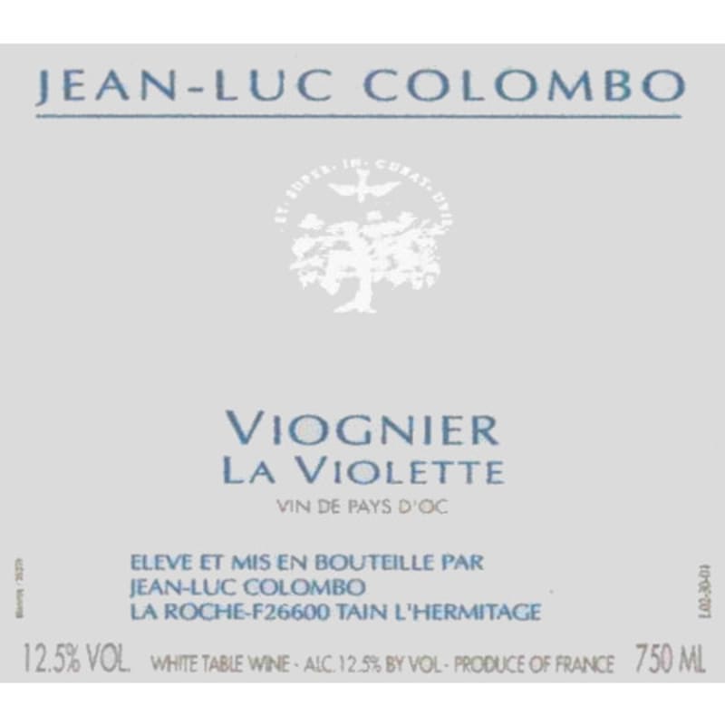 Jean-Luc Colombo La Violette Viognier 2006 Front Label