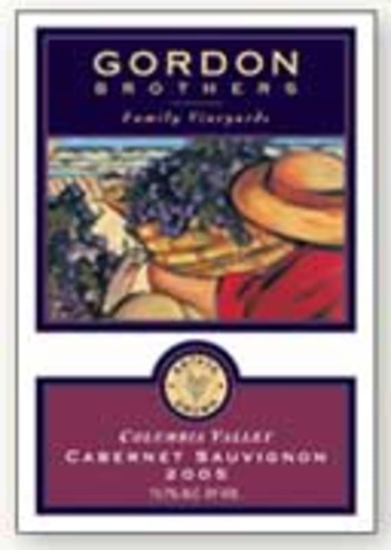 Gordon Brothers Cabernet Sauvignon 2005 Front Label
