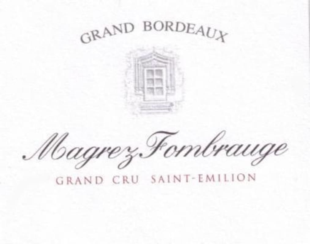 Chateau Magrez Fombrauge 2009 Front Label