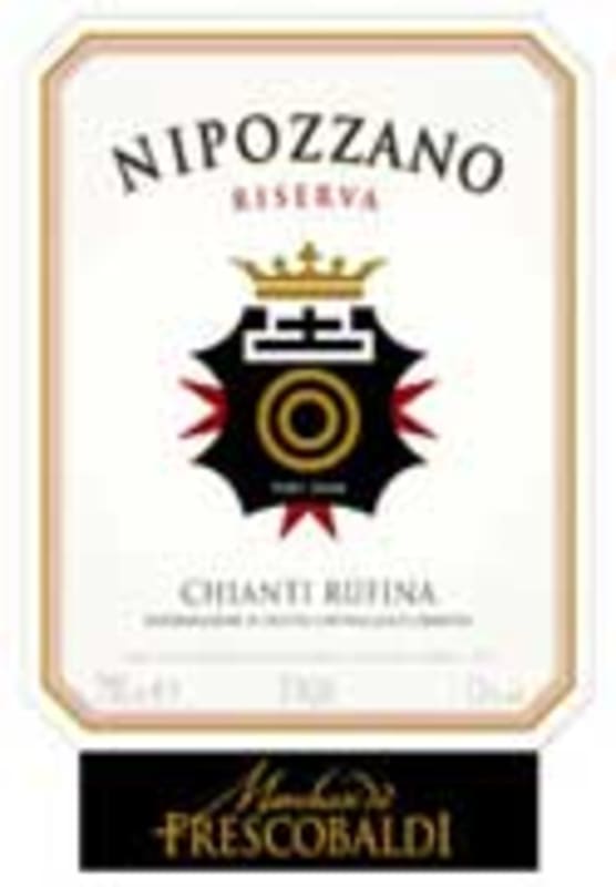 Frescobaldi Nipozzano Chianti Rufina Riserva 2004 Front Label
