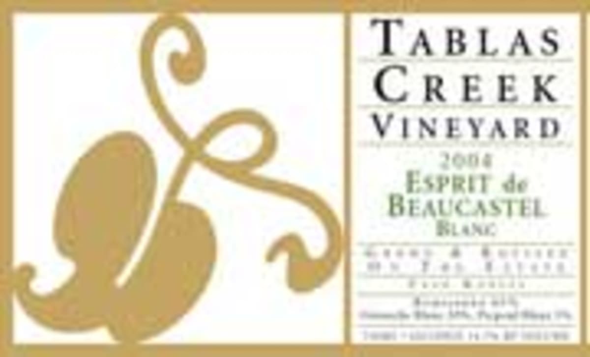 Tablas Creek Esprit de Beaucastel Blanc 2004 Front Label