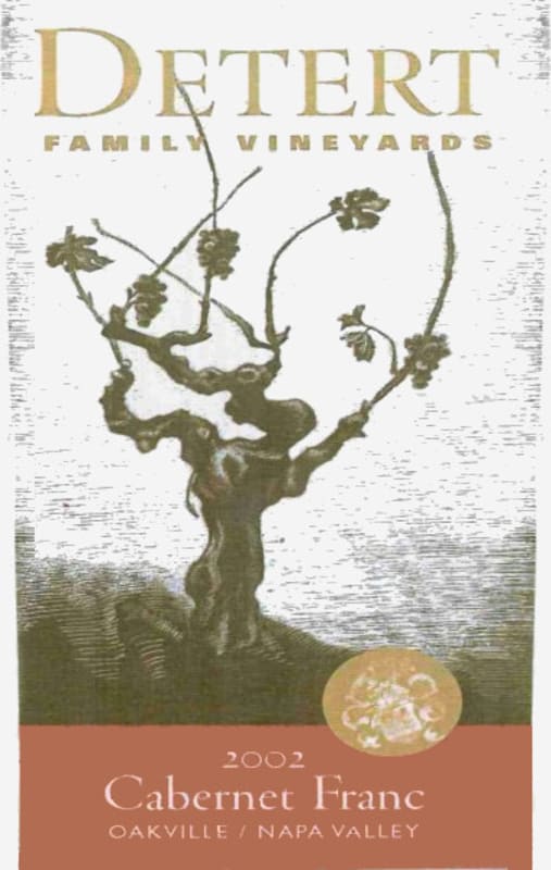 Detert Family Vineyards Cabernet Franc 2002 Front Label