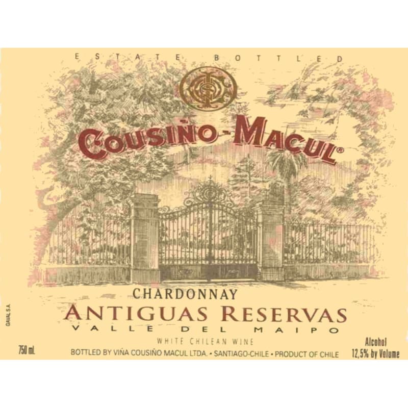 Cousino Macul Antiguas Reservas Chardonnay 2006 Front Label