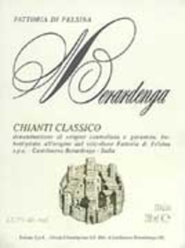 Felsina Berardenga Chianti Classico Riserva 2003 Front Label