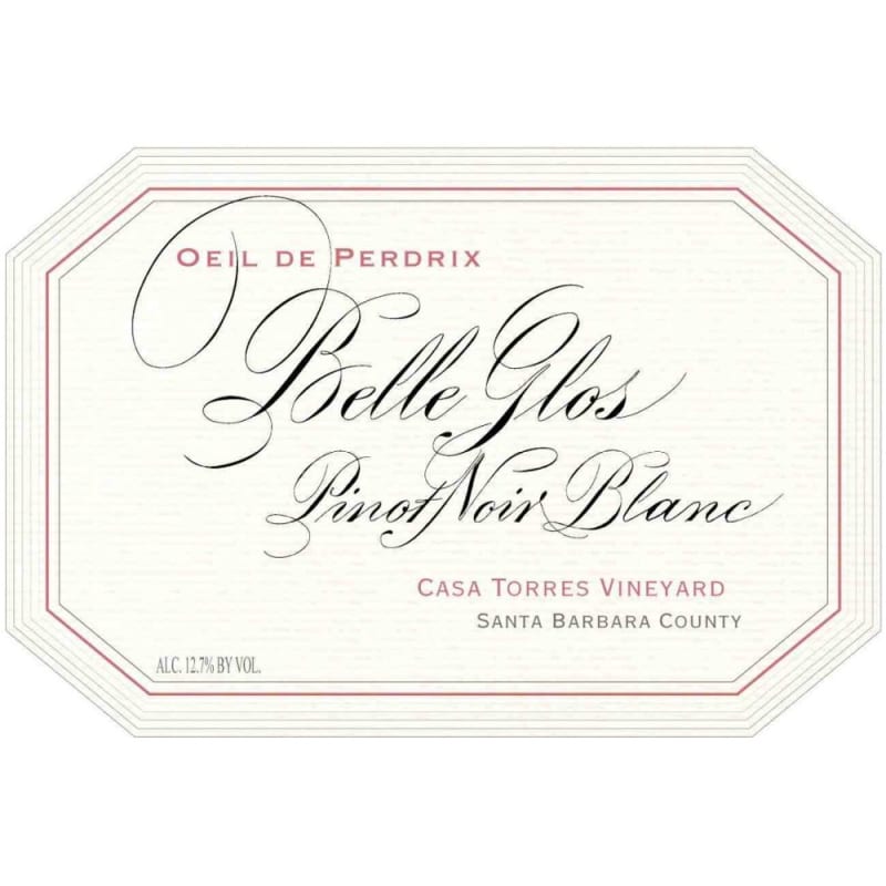 Belle Glos Oeil de Perdrix Pinot Noir Blanc 2006 Front Label