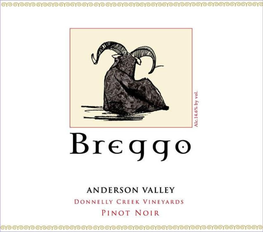 Breggo Cellars Donnelly Creek Pinot Noir 2009 Front Label