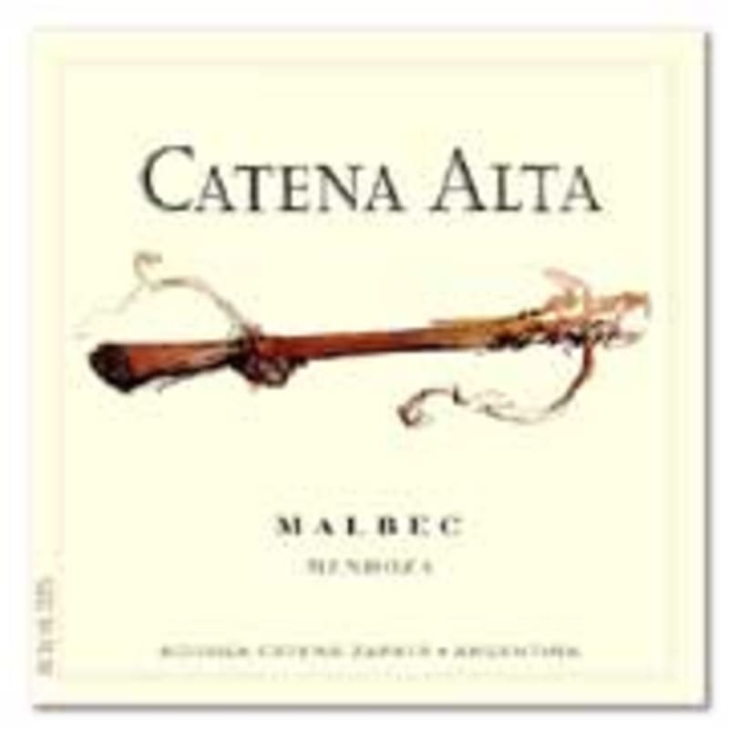 Catena Alta Malbec 2004 Front Label