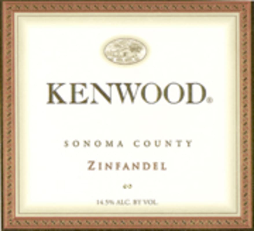 Kenwood Sonoma Zinfandel 2003 Front Label