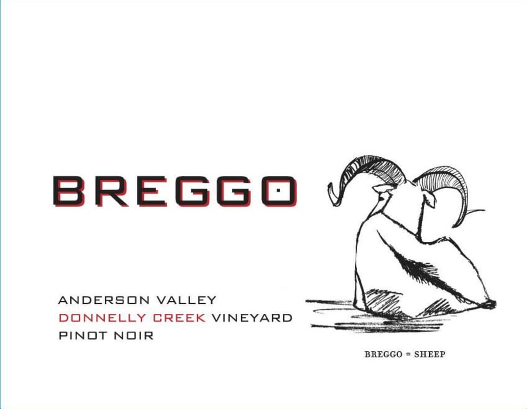 Breggo Cellars Donnelly Creek Pinot Noir 2013 Front Label