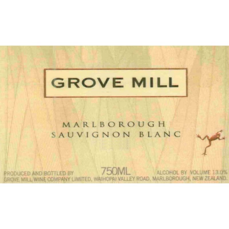 Grove Mill Sauvignon Blanc 2006 Front Label