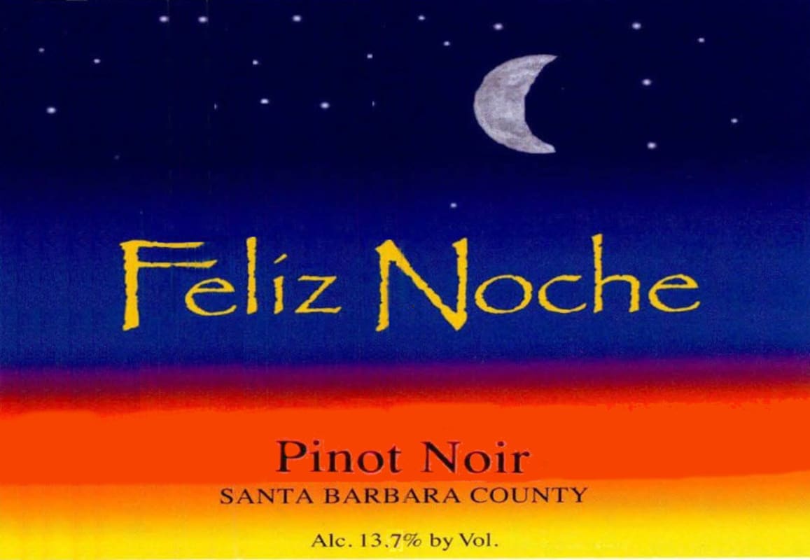 Feliz Noche Pinot Noir 2009 Front Label