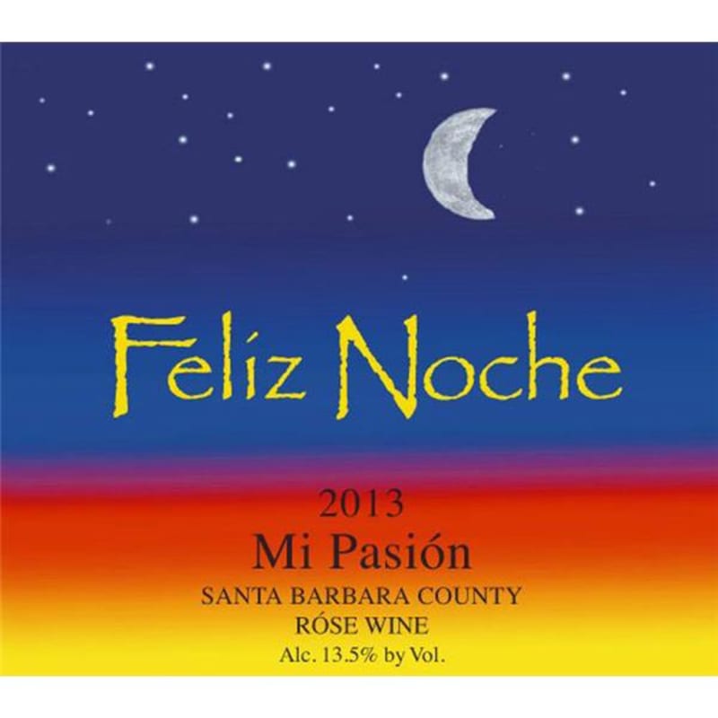 Feliz Noche Mi Pasion Rose 2013 Front Label