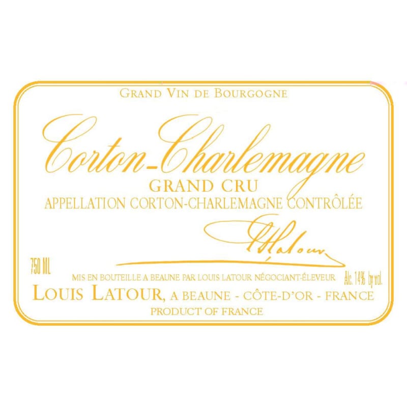 Louis Latour Corton-Charlemagne Grand Cru 2005 Front Label