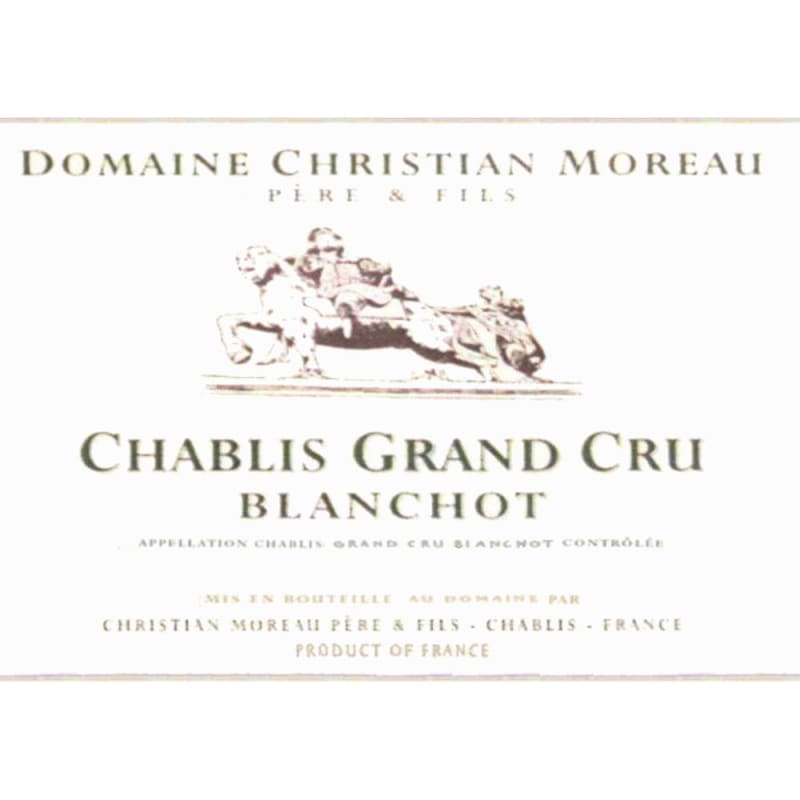 Christian Moreau Chablis 2005 Front Label