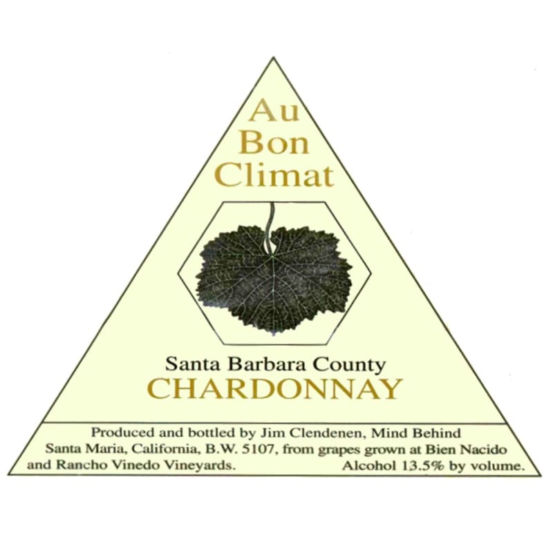 Au Bon Climat Santa Barbara Chardonnay 2006 Front Label